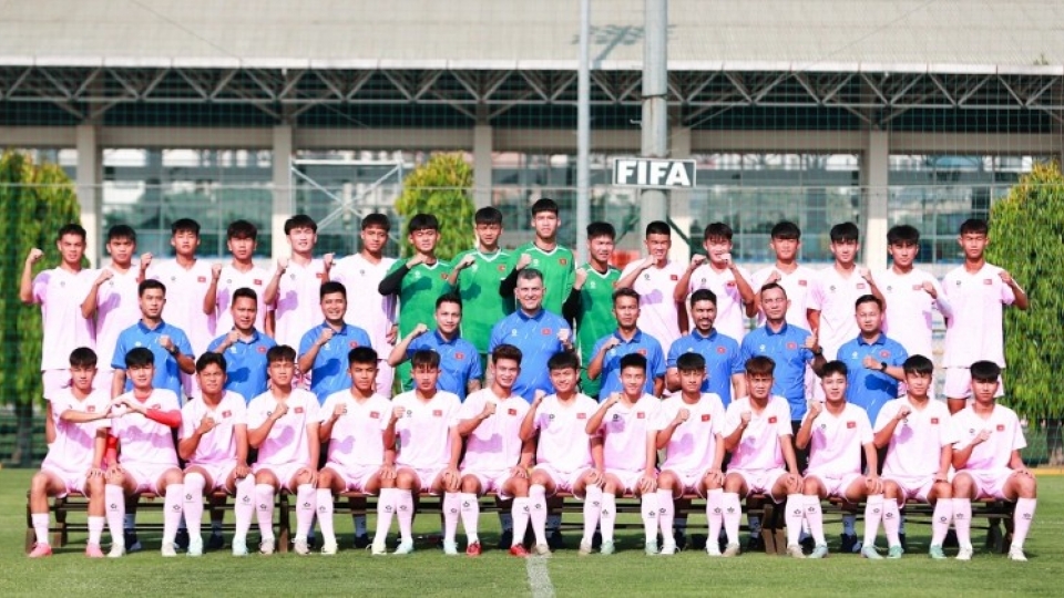 Vietnam U16 squad finalized for international friendlies in China